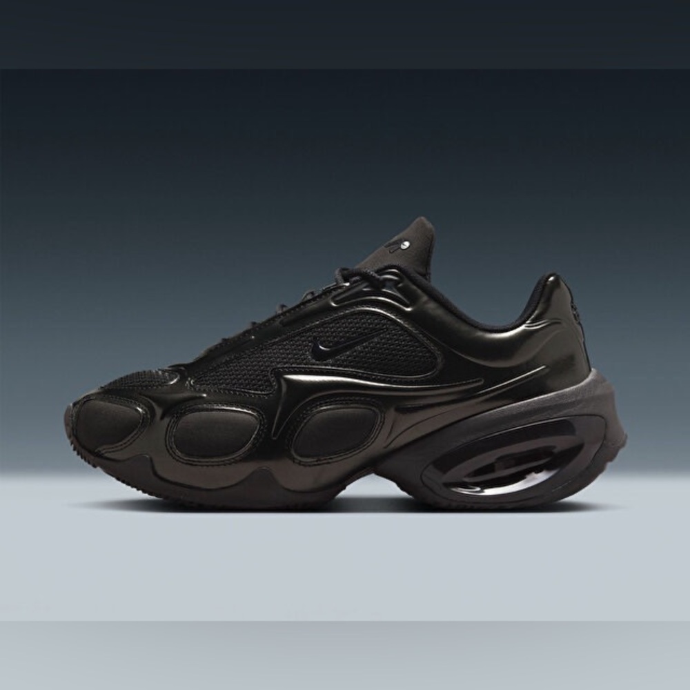 Women's Nike Air Max Muse Shoes - Black Black Metallic Silver FV1920-003